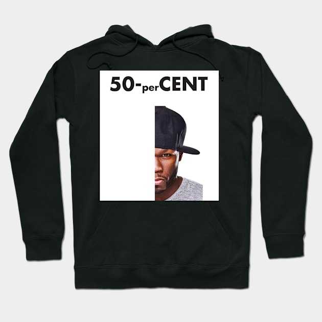 50 percent Hoodie by The Wayback Chronicles